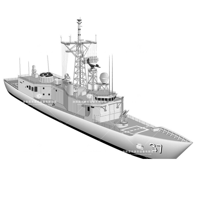 富文镇充气侦查船模型